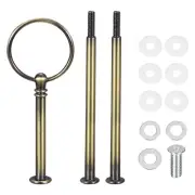 1 Set 3-Tier Cupcake Stand Hardware Fitting for Cake Stand, Ring Bronze