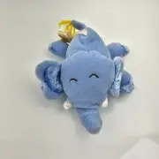 Carters Emu Namae Stuffed Plush Blue Elephant Star Crib Mobile Toy 5"