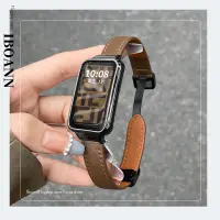 在飛比找蝦皮購物優惠-小米手環 8 Pro 錶帶 皮質磁吸腕帶 Redmi Wat