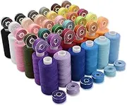 72Pcs Prewound Bobbins and Thread Spools, 36 Colors 400 Yards per Polyester Thread Spools, 36 Colors Prewound Bobbin for Hand & Machine Sewing, Emergency and Travel, DIY and Home