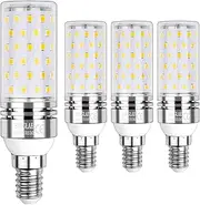 Led Corn Bulbs 15W, 120W Incandescent Bulbs Equivalent, 3000K Warm White, 1700Lm, E14 Small Edison Screw LED Light Bulbs, Non-Dimmable, Pack of 4