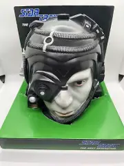 1993 Star Trek Next Generation Borg Head Talking Carrying Case Lunch Box storage