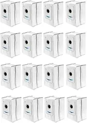 16 Pack Dust Bag for ECOVACS DEEBOT x2 Omni x2 Pro Robot Vacuum 3L Large Capacity Replacement Bag