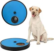NQEUEPN Dog Scratch Pad for Nails, 3 in 1 Round Rotatable Pet Nail Grinding Mat Slow Food Storage Box Fun Dog Nail File Board for Pets Gift Nail Care