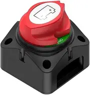CG 12-48V Car Isolator Disconnect Rotary Switch 275A 2 Position On/Off Marine Battery Disconnect Switch with or Without Top Post(On-Off 275A Switch)