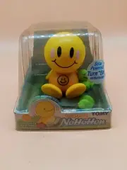 NEW Yellow Smiley Face Nohohon Solar Tomy 4214 With Baby Green Smiley 2003