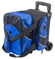 Brunswick Edge Black/Blue 1 Ball Roller Bowling Bag