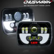 For Chevy Express Cargo Van 1500 2500 3500 7x6 5x7" LED Headlight Hi/Lo Beam DOT