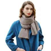 RIIQIICHY Scarfs for Women Pashmina Shawl Wraps for Evening Dresses Dull Grey