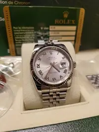 在飛比找Yahoo!奇摩拍賣優惠-ROLEX 116234 DATEJUST 銀色羅馬面