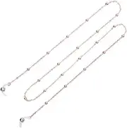 [Generic] Women Gold Eyeglass Chains Sunglasses Reading Beaded Cord Neck
