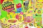 NEW KIDS SOUR PATCH KIDS TOY GIFT BASKET PLUSH MAKE UP TOYS SOUR PATCH CANDY