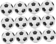 Abaodam 12pcs Foosball Table Balls Resin Soccer Replacement for Tabletop Football Games Portable Accessories for Home and Office Entertainment Durable and Realistic Design