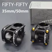FIFTY-FIFTY Bicycle Stems Riser Aluminum Bicycle MTB Mountain Bike Stem 35 / 50m