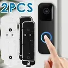 2Pcs Doorbell Backplate Set Plastic Doorbell Mounting Bracket with Screws ⇧