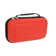 Hard Protective Handle Carry Case Cover Zipper Protective Shell Red