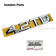 Genuine Toyota LandCruiser 100 Series HDJ Back Door Name Badge 4.2TD Plate