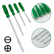 4pcs Go-THRU Phillips Flat Magnetic tips Screwdriver set Hammer Strike Cap