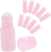 WRITWAA 10Pcs Reusable Essential Oil Roller Bottles with Delicate Color Design Travel Friendly Perfume Dispenser for Home Office and Beauty Salon Use Leak Roller for Easy