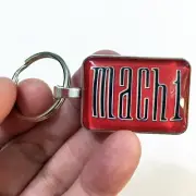 Vintage Ford Mustang Mach 1 Emblem Badge Logo Photo 1" X 1.25" Keychain