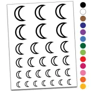 Astronomy Moon Astrology Planet Symbol Temporary Tattoo Water Resistant Set