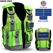 HI VIZ SECURITY VEST TACTICAL VEST DOG HANDLER VEST HI VISIBILITY SECURITY VEST