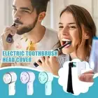6 PCS Travel Electric Toothbrush Cover Toothbrush Head New Cover Cap W69C U4Y2