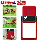 Waterproof Automatic Chicken Coop Door Opener Light Sensor Chicken House Door AU