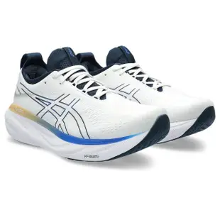 【asics 亞瑟士】慢跑鞋 男鞋 運動鞋 緩震 GEL-NIMBUS 白 1011B547-104