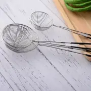 3 Pcs Stainless Steel Sieve Mesh Strainer Gold Silverware Fine Strainers