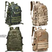 Outdoor Military Molle Tactical Backpack Rucksack Camping Hiking Travel Bags 40L