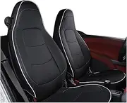 car seat Protector Car Seat Covers Car Seat Covers Protector Fit for Smart 451 All-Inclusive Breathable Cushion Season Interior Accessories(Black 2)
