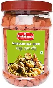 PushpBangla Premium Handmade Bengali Masoor Dal Bori (Masoor Bori) (250 gm)