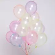 25pcs 12" 3gram Mixed Neon Color Bubble Latex Balloons Celebration Party Wedding