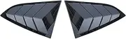 Window Louver Compatible for Toyota GR86 ZN8 ZC8 Scion FR-S Quarter Side Scoop Cover Vent Black Spoiler 2022+ Decorative Accessories(Glossy Black)