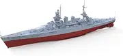 MRY-SFW YYC1250546S 1/1250 Military Model Kit Italy ConteDiCavour-Class Battleship Full Hull