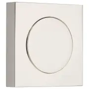 Blank Rose Square Polished Nickel