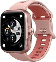 Chillitech Smart Watch 1.78'' HD Screen Fitness Tracker with GPS, Optical Crown, Heart Monitor, Music Player, Call & Text Notifications, App included for Android Phones & iPhone (Pink)