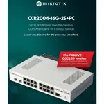 【MIKROTIK台灣代理】台灣公司貨 MIKROTIK CCR2004-16G-2S+PC 高性能10G路由器