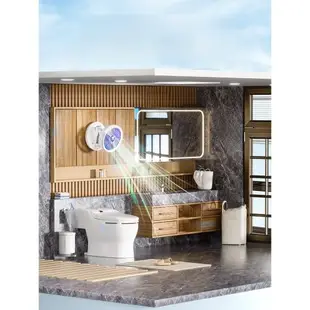壁掛式小風扇廚房廁所衛生間免打孔墻上電扇浴室床頭宿舍臺式靜音