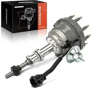 A-Premium Ignition Distributor with Cap and Rotor Compatible with Ford F-100, F-250, F-350, E-100 Econoline Club Wagon, E-250 Econoline, Mustang & Lincoln Continental, Town Car & Mercury Cougar, Comet