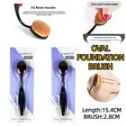 J Black Oval Contour Makeup Beauty Cosmetic Blending Foundation/Powder Brush Au