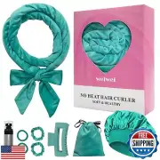 weiwei No Heat Curlers, Overnight Curls No Heat Curling Headband Soft Hair Cu