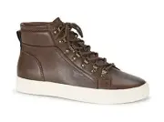 Frye and Co. Mens Eian Flat Heel Lace Up Boots SZ 12 Dark Brown