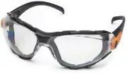 Delta Plus Go-Specs Safety Glasses Black Frame Clear Anti-Fog Lens