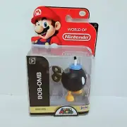 SUPER MARIO BOB-OMB JAKKS PACIFIC WORLD OF NINTENDO FIGURE NEW 2.5" SERIES 2-3