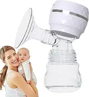 Electric Breast Pump,Cordless Breast Pump - Automatic Pumping Device With 3 Modes 9 Levels LED Display, Low Noise Strong Suction, Anti-Backflow For Moms