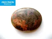 Unakite Amulet Gemstone Thumb Palm Chakra Healing Therapy Worry Stone Cabochon