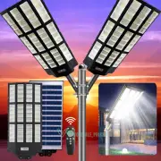 1200000lm LED Solar Street Light Security Flood Lamp Motion Sensor Outdoor Wall