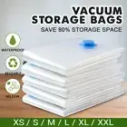 1-12 Vacuum Storage Bags Clothes Sealer Bag Space Saver Storage Seal Compressing